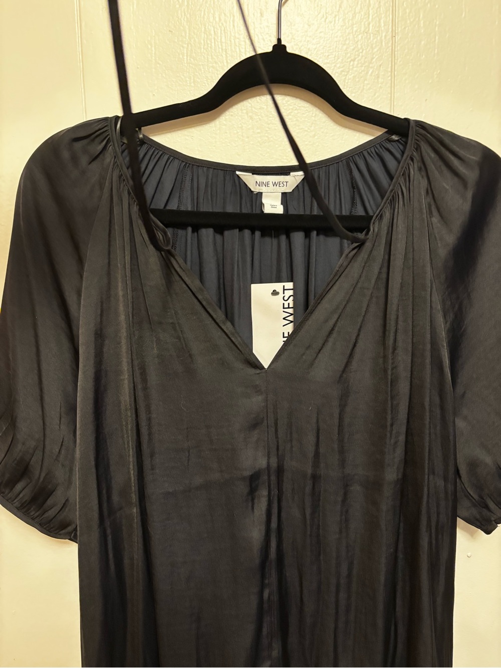Nine West Elegant Black Blouse